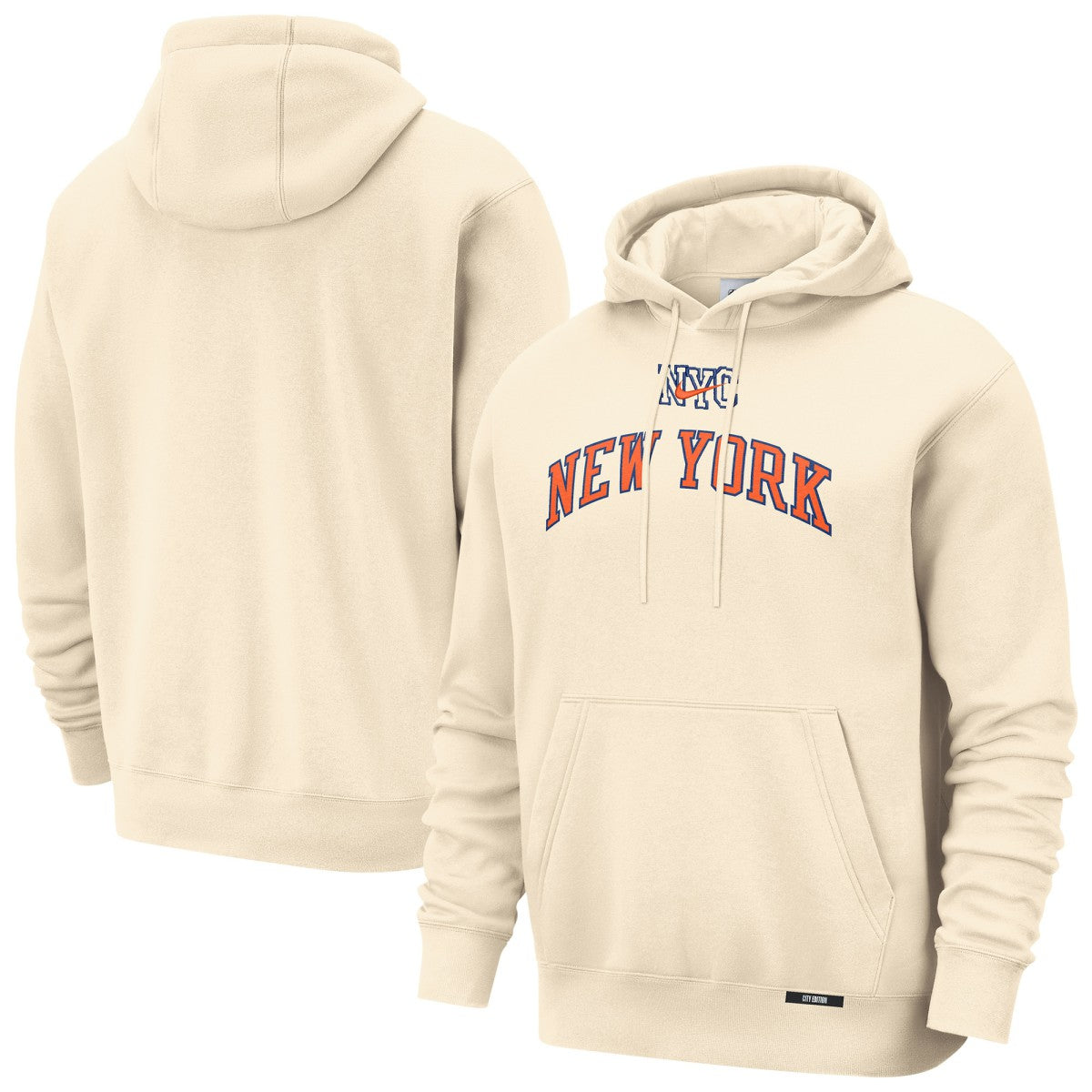 New York Knicks 2025/26 City Edition Essential Remix Club Hoodie For Sale