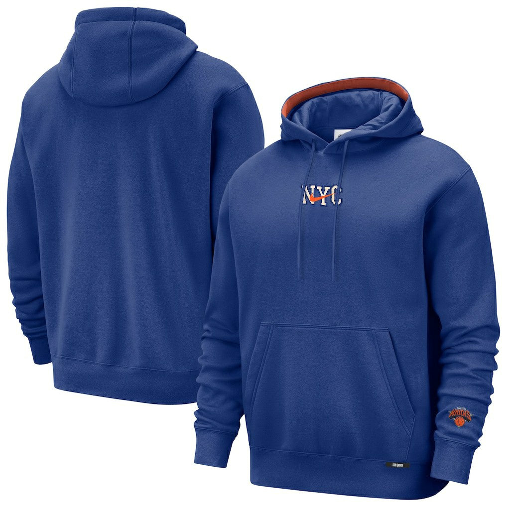 New York Knicks 2025/26 City Edition Courtside Remix Premium Hoodie Discount