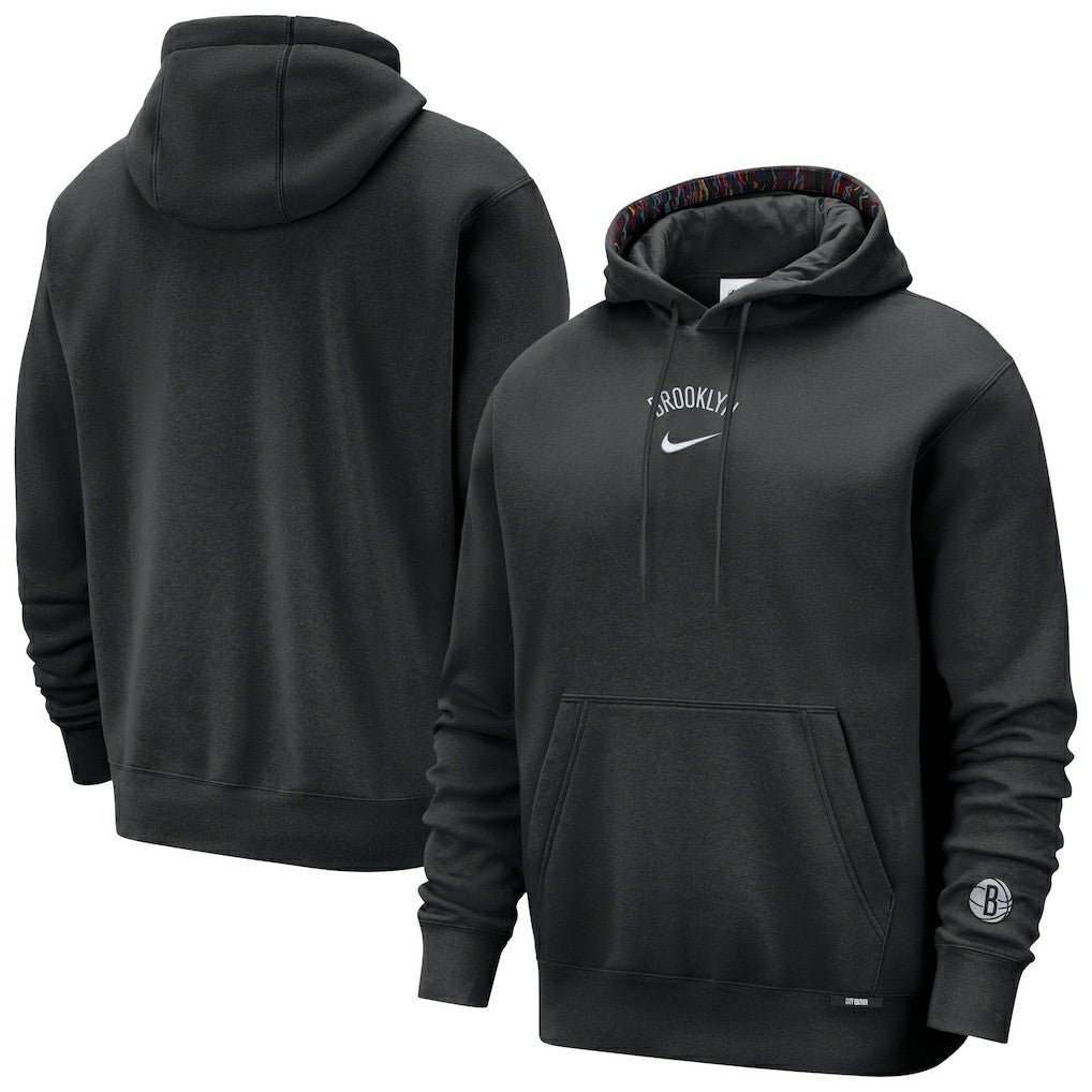 Brooklyn Nets 2025/26 City Edition Courtside Remix Premium Hoodie Discount