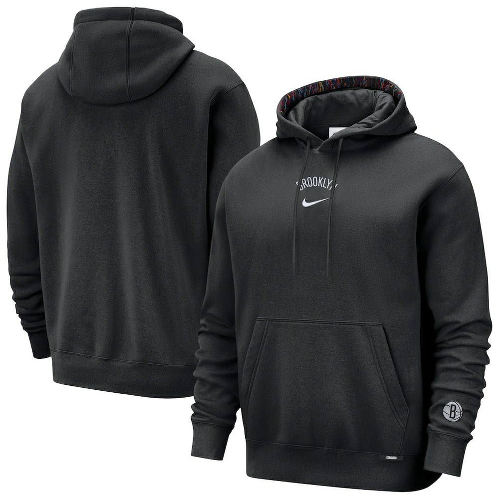 Brooklyn Nets 2025/26 City Edition Courtside Remix Premium Hoodie Discount