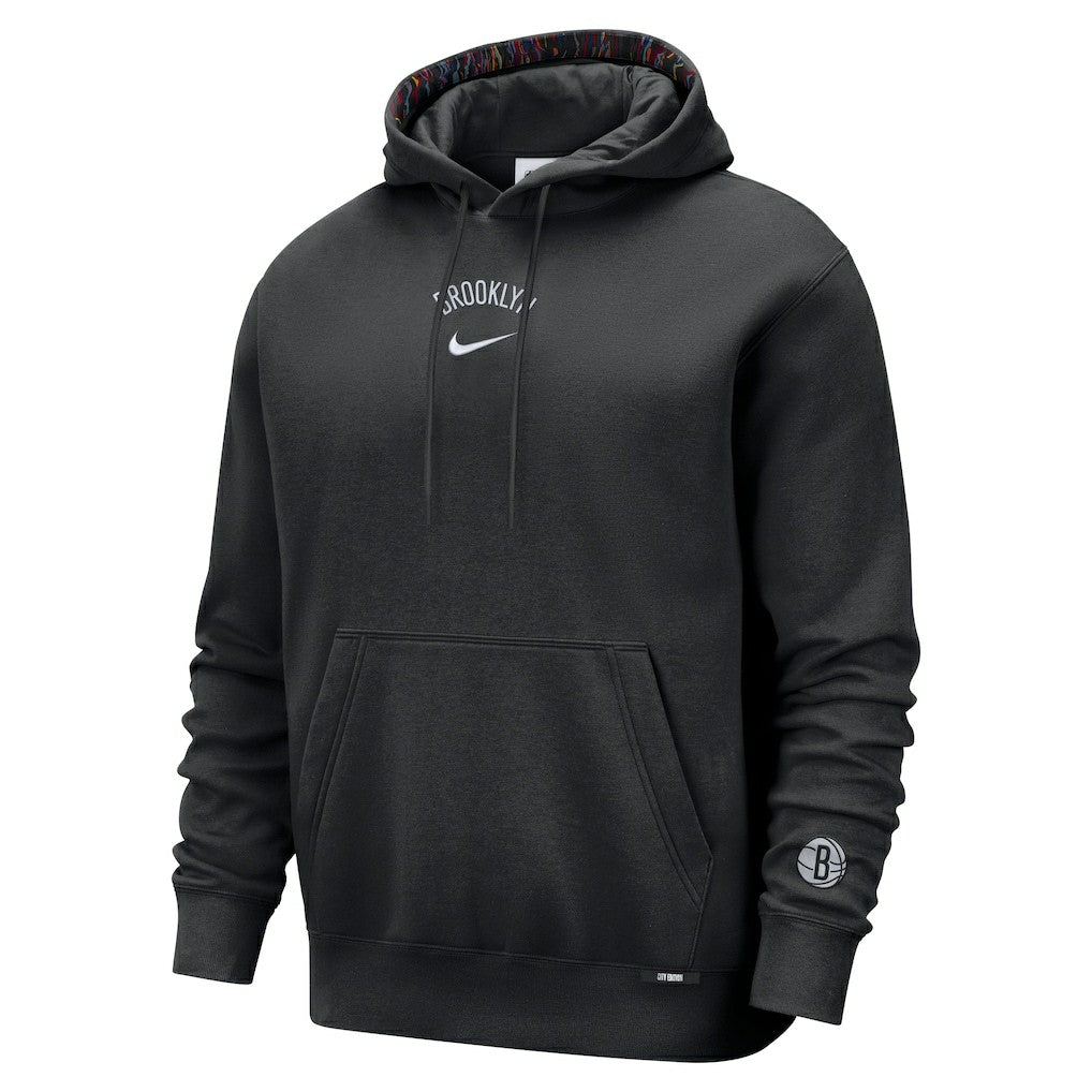 Brooklyn Nets 2025/26 City Edition Courtside Remix Premium Hoodie Discount