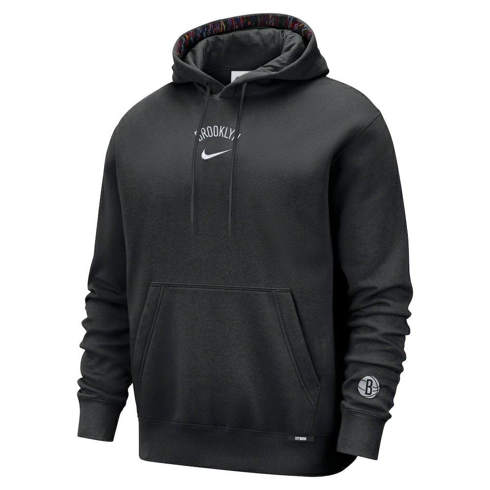 Brooklyn Nets 2025/26 City Edition Courtside Remix Premium Hoodie Discount