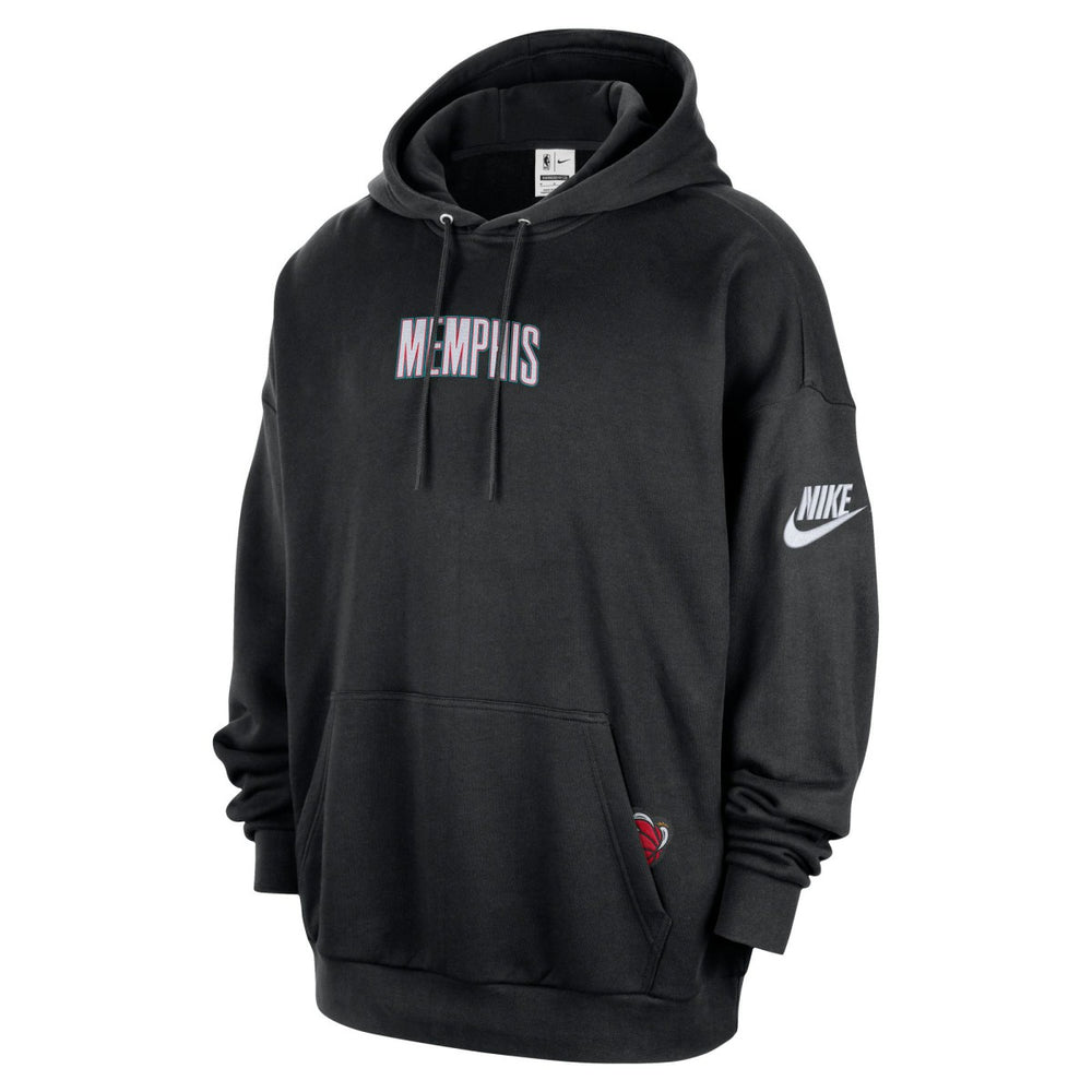 Memphis Grizzlies Classic Edition Hardwood Classics Premium Club Heavyweight Fleece Hoodie New