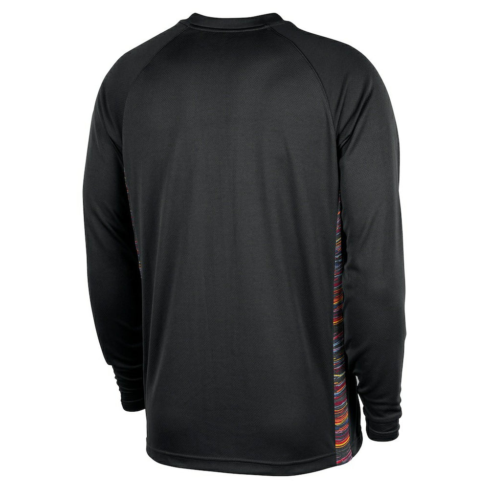 Brooklyn Nets 2025/26 City Edition Authentic Pregame Dri-FIT Long Sleeve Shooting T-Shirt For Sale