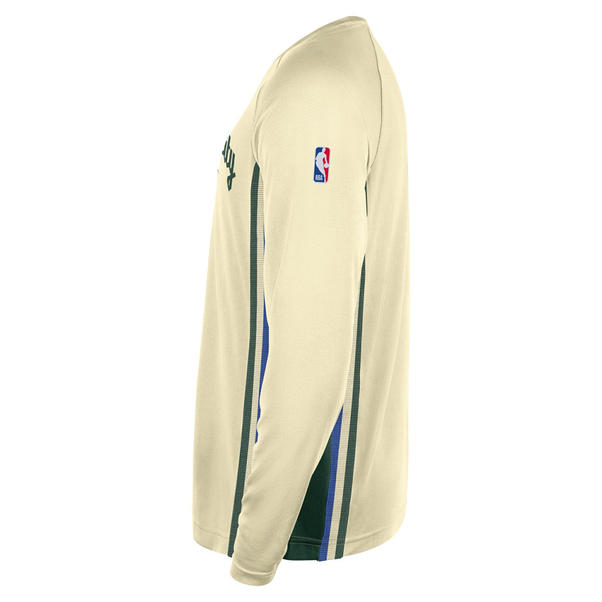 Milwaukee Bucks 2025/26 City Edition Authentic Pregame Dri-FIT Long Sleeve Shooting T-Shirt On Sale