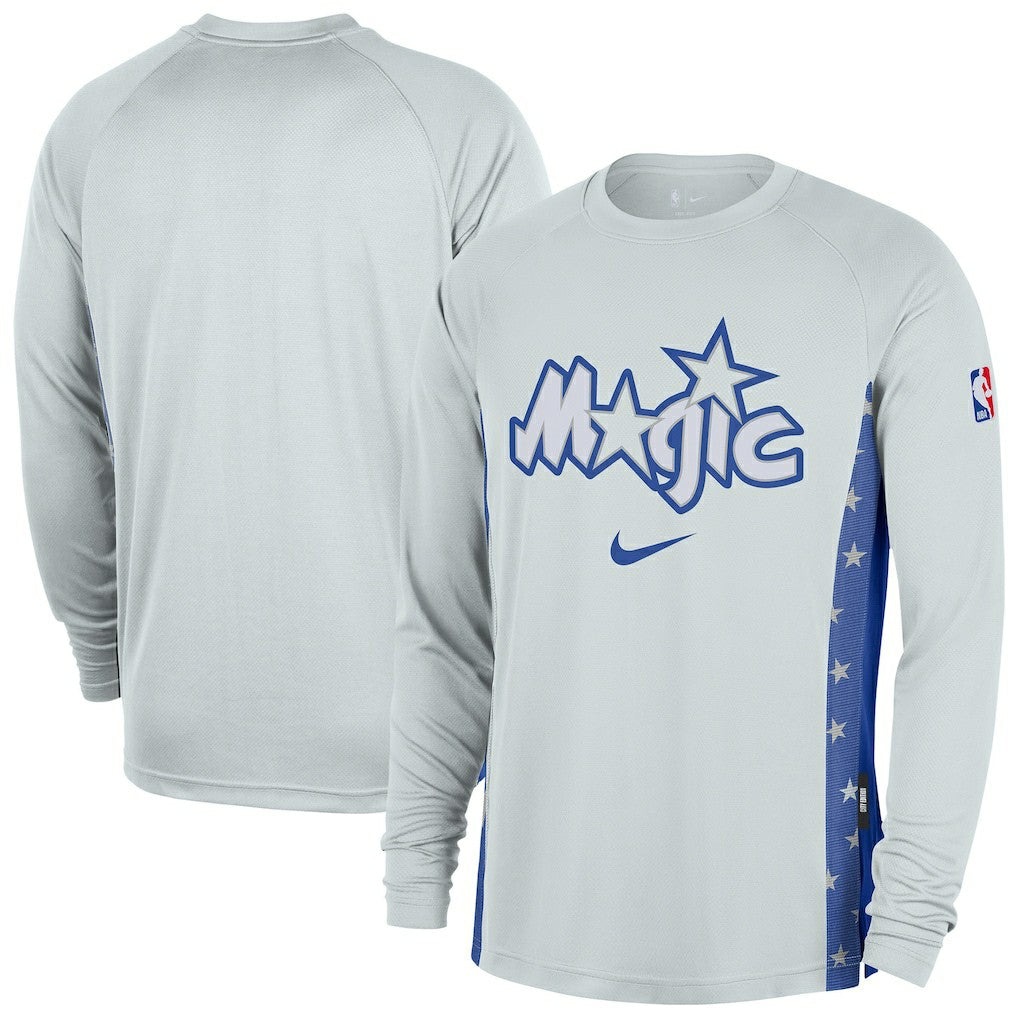 Orlando Magic 2025/26 City Edition Authentic Pregame Dri-FIT Long Sleeve Shooting T-Shirt Discount