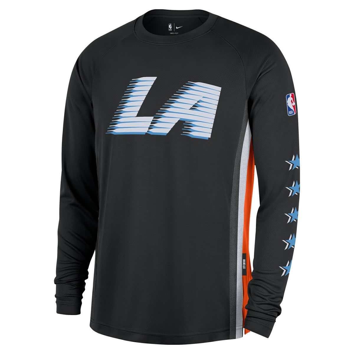 LA Clippers 2025/26 City Edition Authentic Pregame Dri-FIT Long Sleeve Shooting T-Shirt For Sale