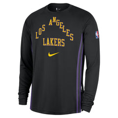 Los Angeles Lakers 2025/26 City Edition Authentic Pregame Dri-FIT Long Sleeve Shooting T-Shirt Discount