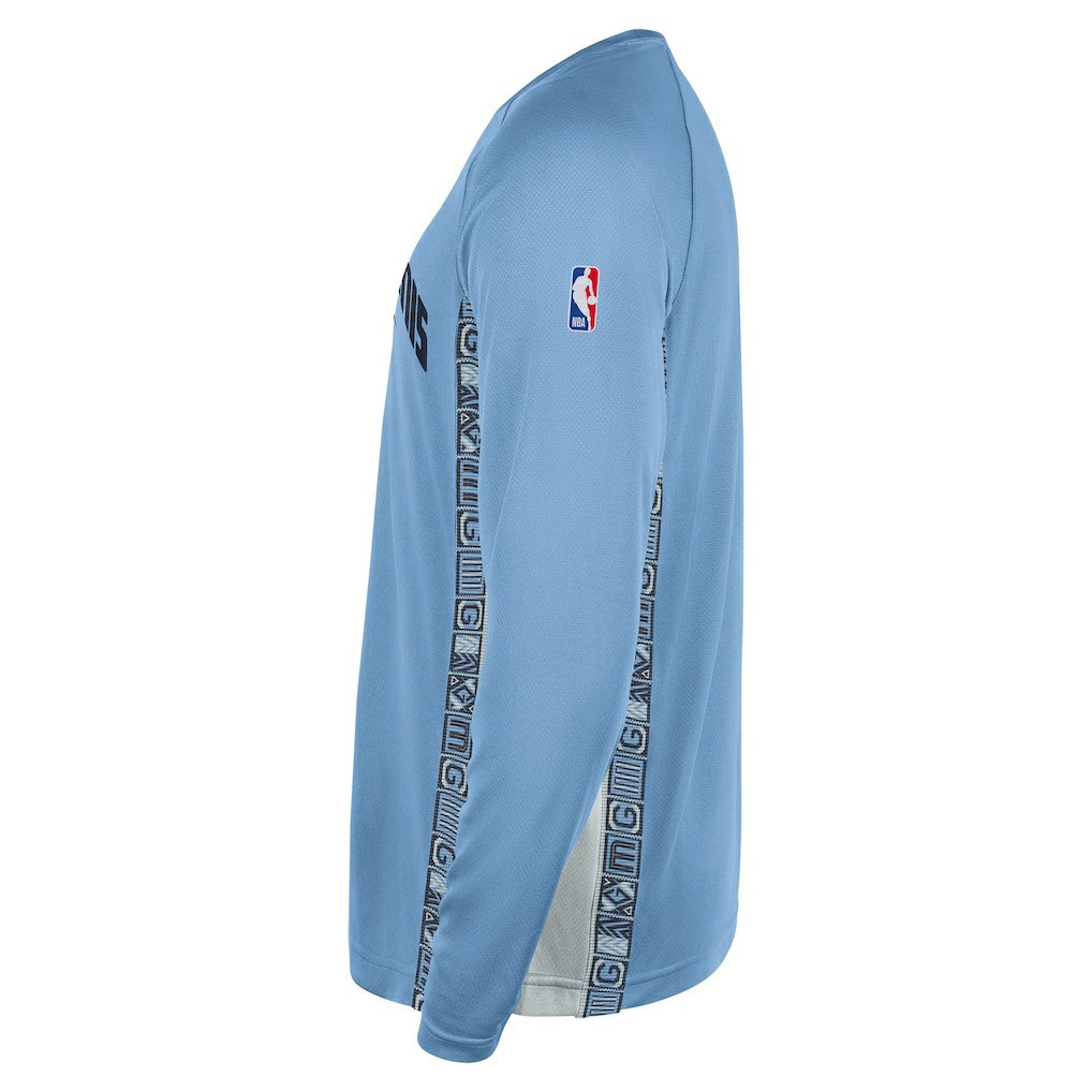 Memphis Grizzlies 2025/26 City Edition Authentic Pregame Dri-FIT Long Sleeve Shooting T-Shirt For Sale