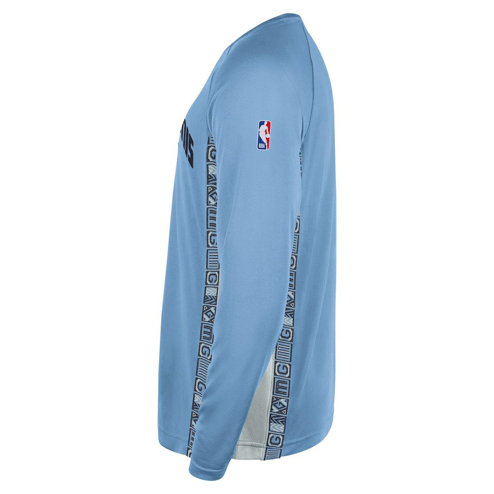 Memphis Grizzlies 2025/26 City Edition Authentic Pregame Dri-FIT Long Sleeve Shooting T-Shirt For Sale