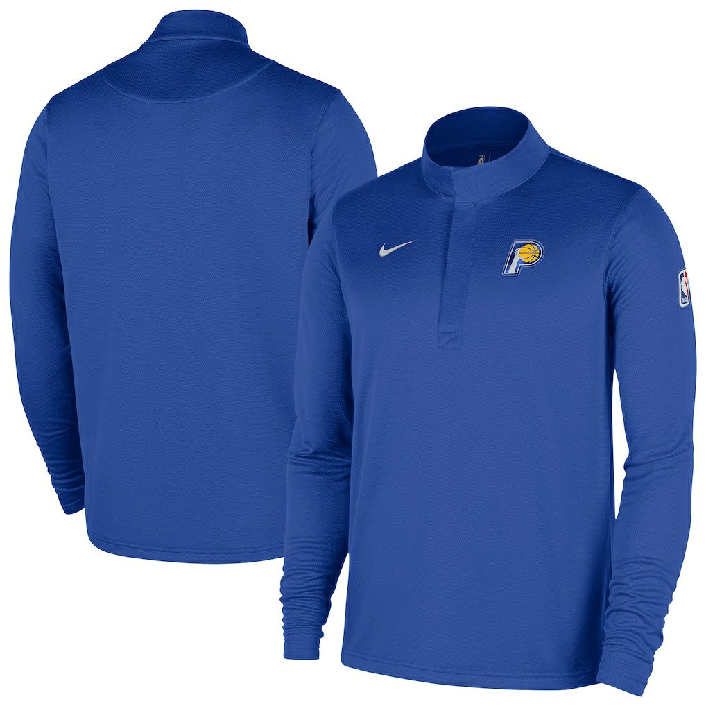 Indiana Pacers 2025/26 City Edition Remix Authentic Coaches Dri-FIT Half-Zip Top On Sale