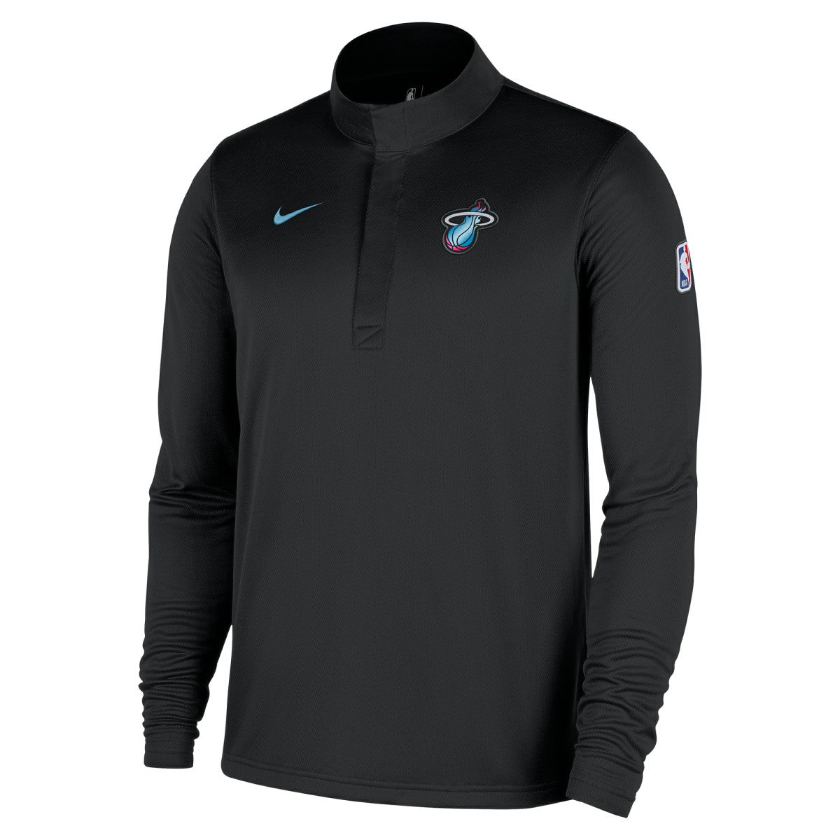 Miami Heat 2025/26 City Edition Remix Authentic Coaches Dri-FIT Half-Zip Top On Sale