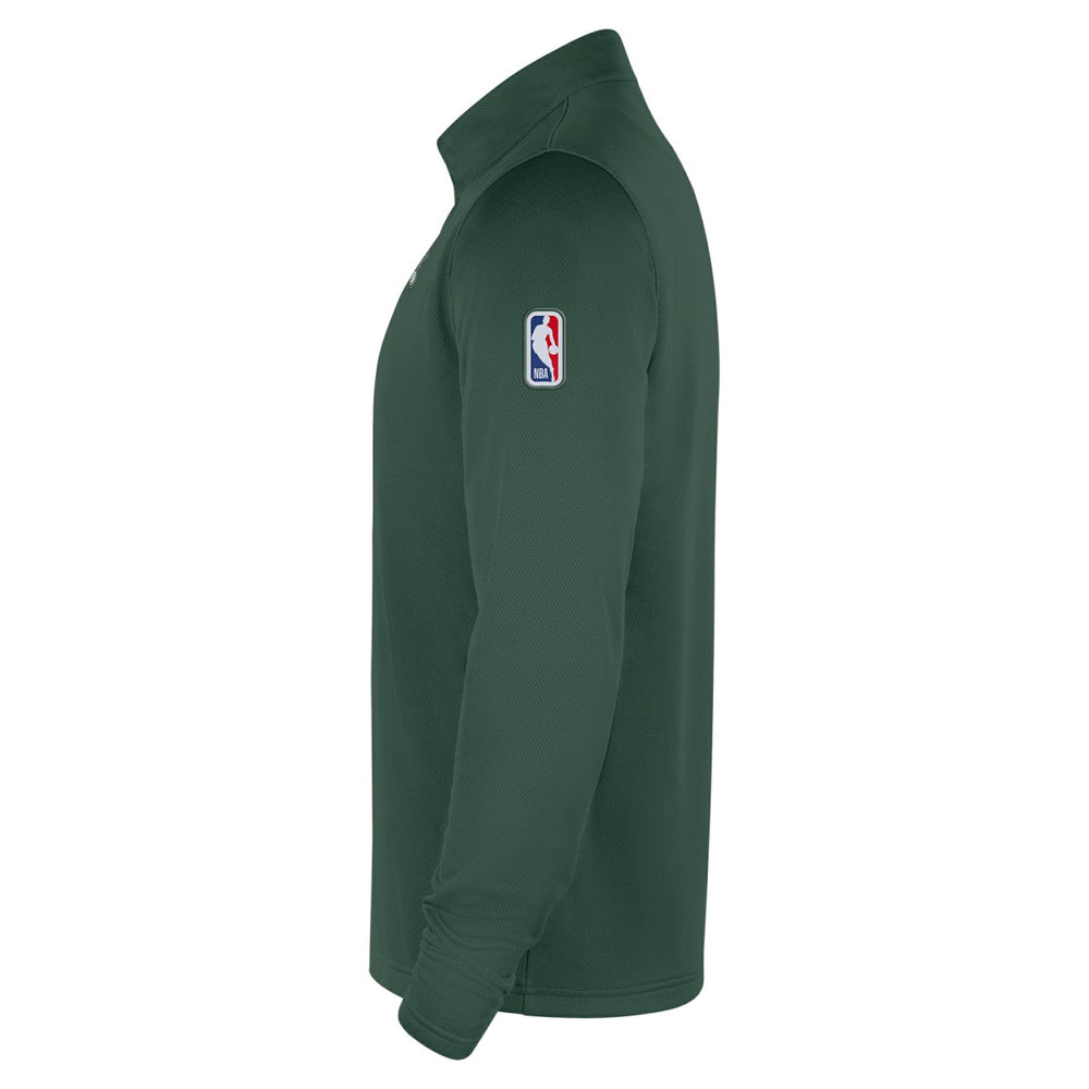 Milwaukee Bucks 2025/26 City Edition Remix Authentic Coaches Dri-FIT Half-Zip Top New