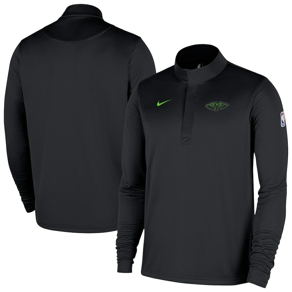 New Orleans Pelicans 2025/26 City Edition Remix Authentic Coaches Dri-FIT Half-Zip Top On Sale