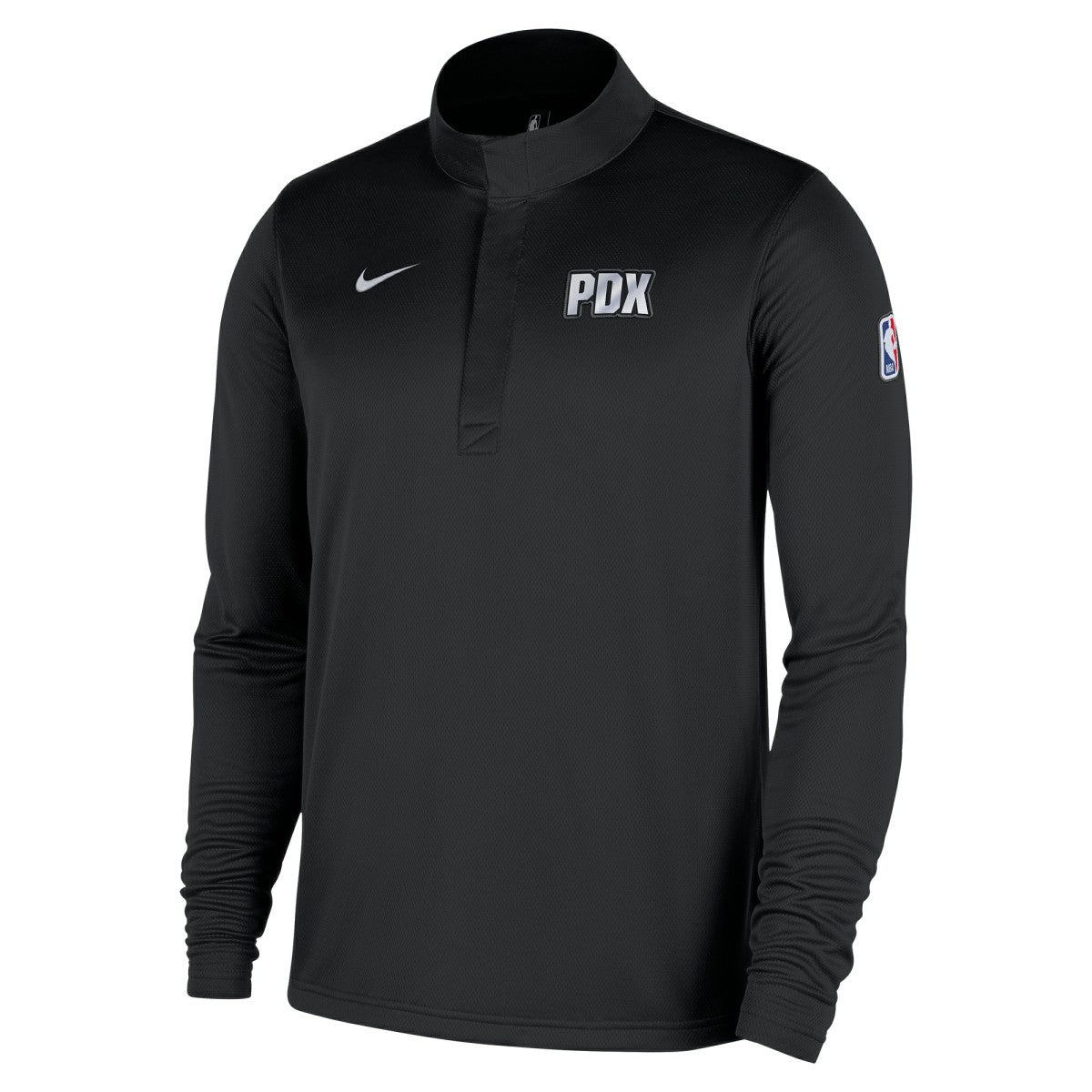 Portland Trail Blazers 2025/26 City Edition Remix Authentic Coaches Dri-FIT Half-Zip Top On Sale