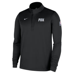 Portland Trail Blazers 2025/26 City Edition Remix Authentic Coaches Dri-FIT Half-Zip Top On Sale