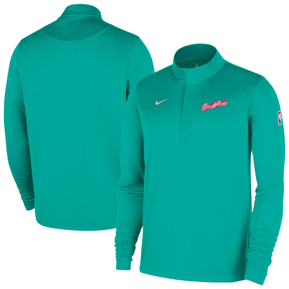 San Antonio Spurs 2025/26 City Edition Remix Authentic Coaches Dri-FIT Half-Zip Top Discount