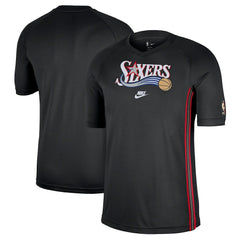 Philadelphia 76ers Classic Edition Hardwood Classics Authentic Game Shooting T-Shirt On Sale