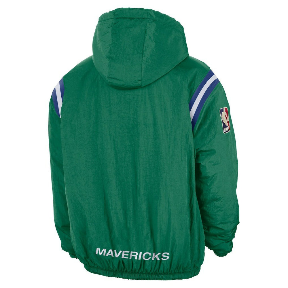 Dallas Mavericks Hardwood Classics Therma-FIT Half-Zip Hooded Windbreaker sale Discount