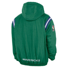 Dallas Mavericks Hardwood Classics Therma-FIT Half-Zip Hooded Windbreaker sale Discount