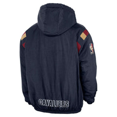 Cleveland Cavaliers Hardwood Classics Therma-FIT Half-Zip Hooded Windbreaker sale Discount