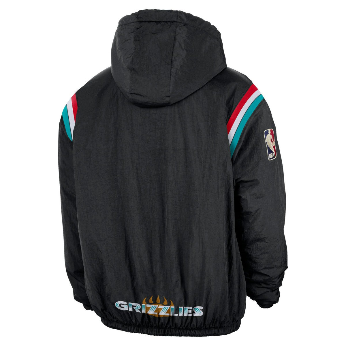 Memphis Grizzlies Hardwood Classics Therma-FIT Half-Zip Hooded Windbreaker Online