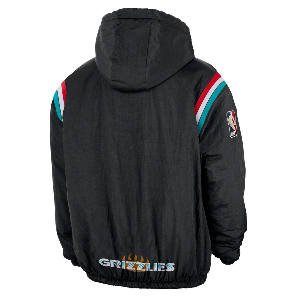 Memphis Grizzlies Hardwood Classics Therma-FIT Half-Zip Hooded Windbreaker Online