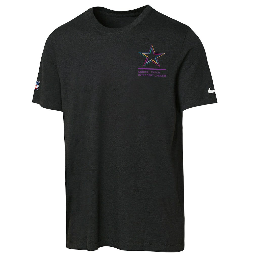 Dallas Cowboys Nike Youth 2025 NFL Crucial Catch Tri-Blend Dri-FIT T-Shirt