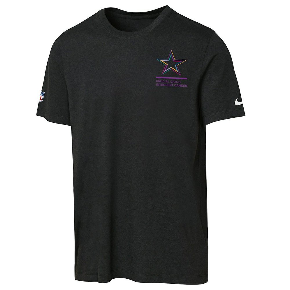 Dallas Cowboys Nike Youth 2025 NFL Crucial Catch Tri-Blend Dri-FIT T-Shirt