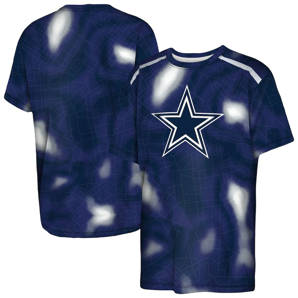 Dallas Cowboys  Outerstuff Youth End Zone Dri-Tek T-Shirt