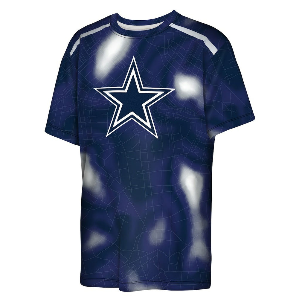 Dallas Cowboys  Outerstuff Youth End Zone Dri-Tek T-Shirt