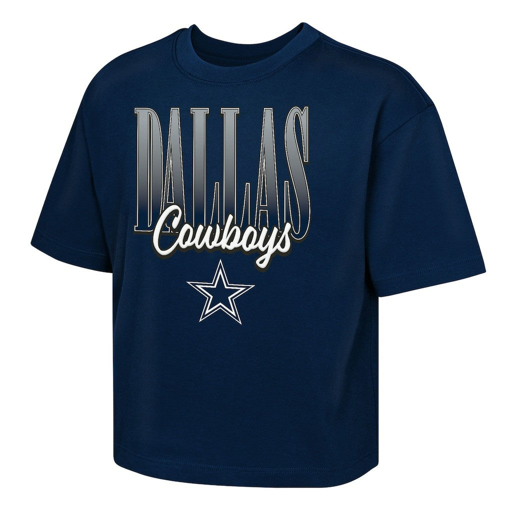 Dallas Cowboys  Outerstuff Girls Youth Big City Boxy T-Shirt