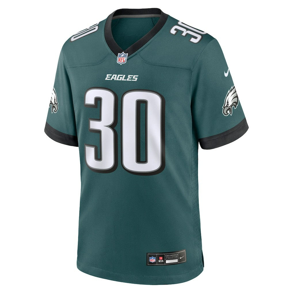 Philadelphia Eagles Nike Jihaad Campbell  2025 NFL Draft First Round Pick Game Jersey