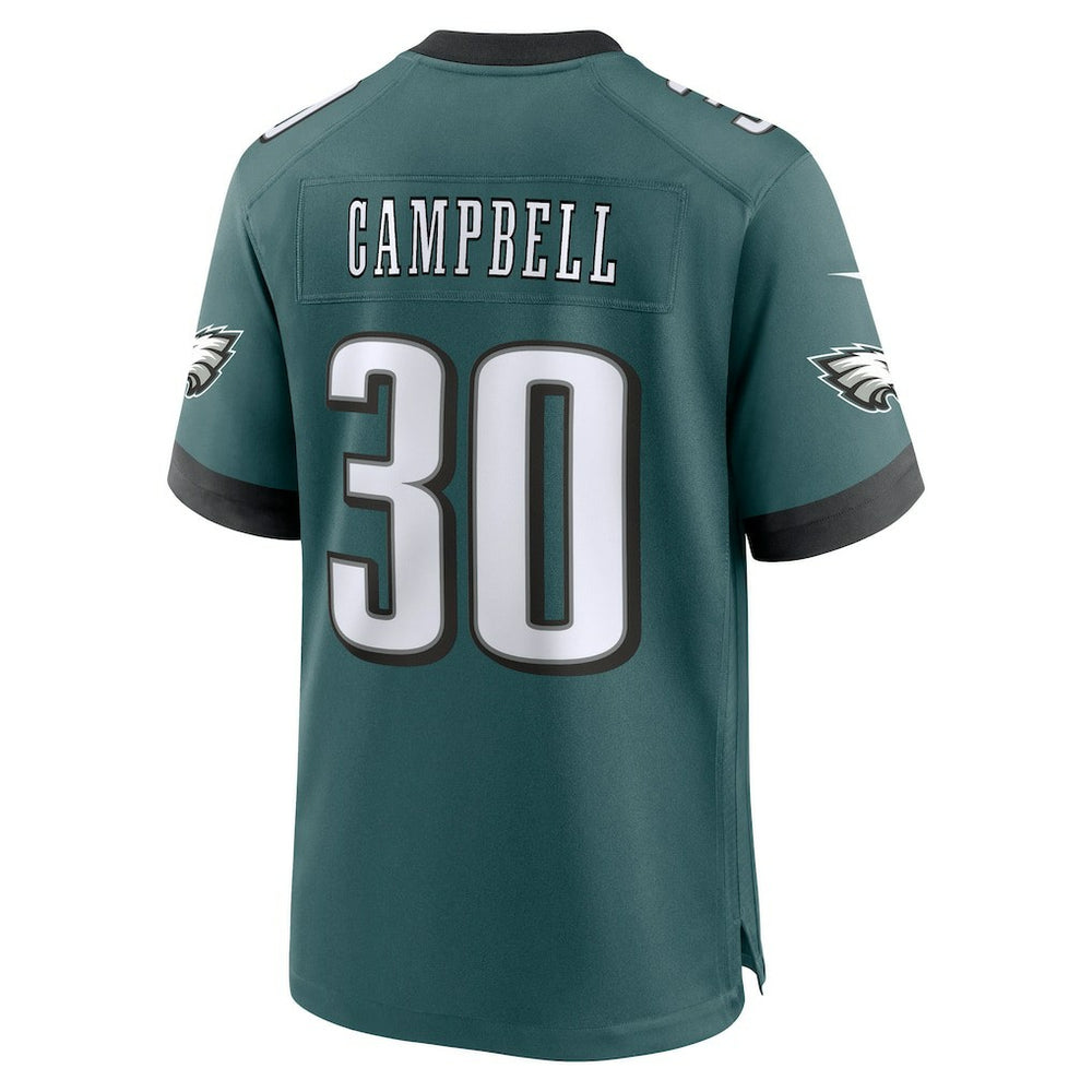Philadelphia Eagles Nike Jihaad Campbell  2025 NFL Draft First Round Pick Game Jersey