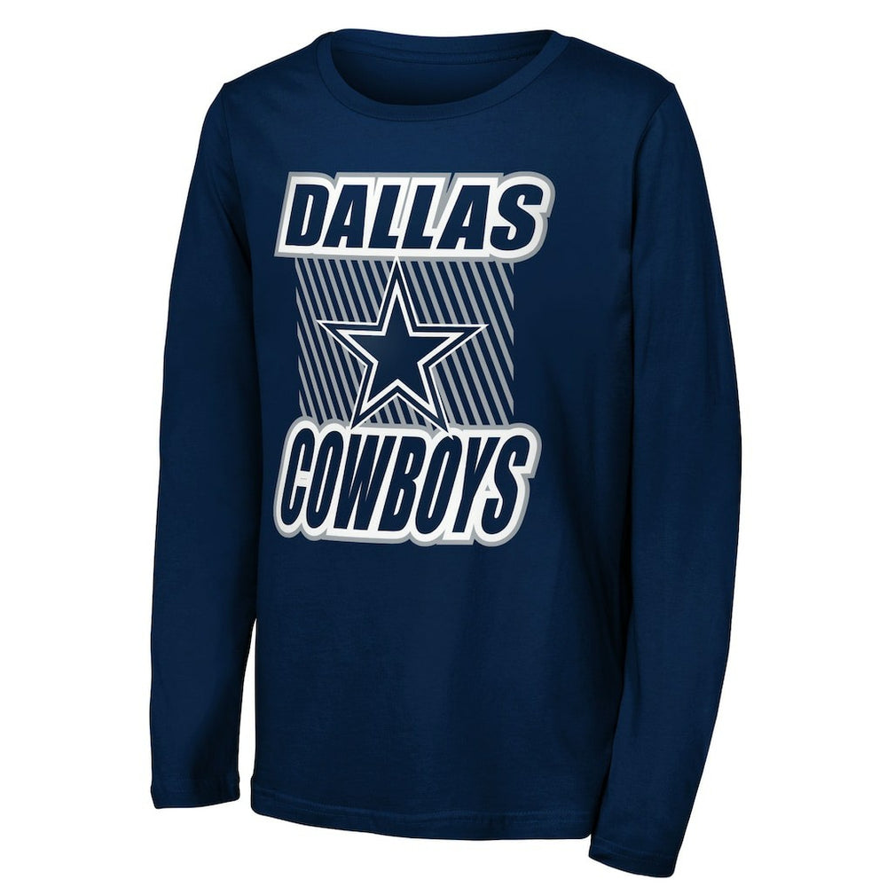 Dallas Cowboys  Outerstuff Youth Never Settle Long Sleeve T-Shirt