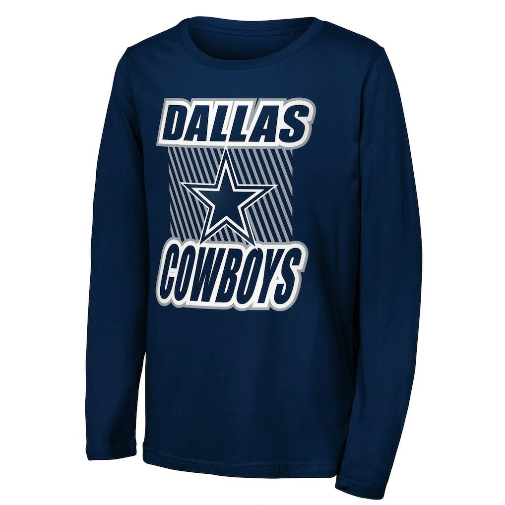 Dallas Cowboys  Outerstuff Youth Never Settle Long Sleeve T-Shirt