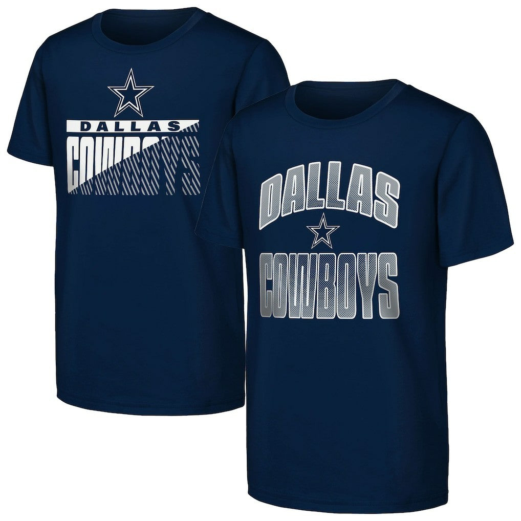 Dallas Cowboys  Outerstuff Youth Never Quit 2-Pack T-Shirt Set