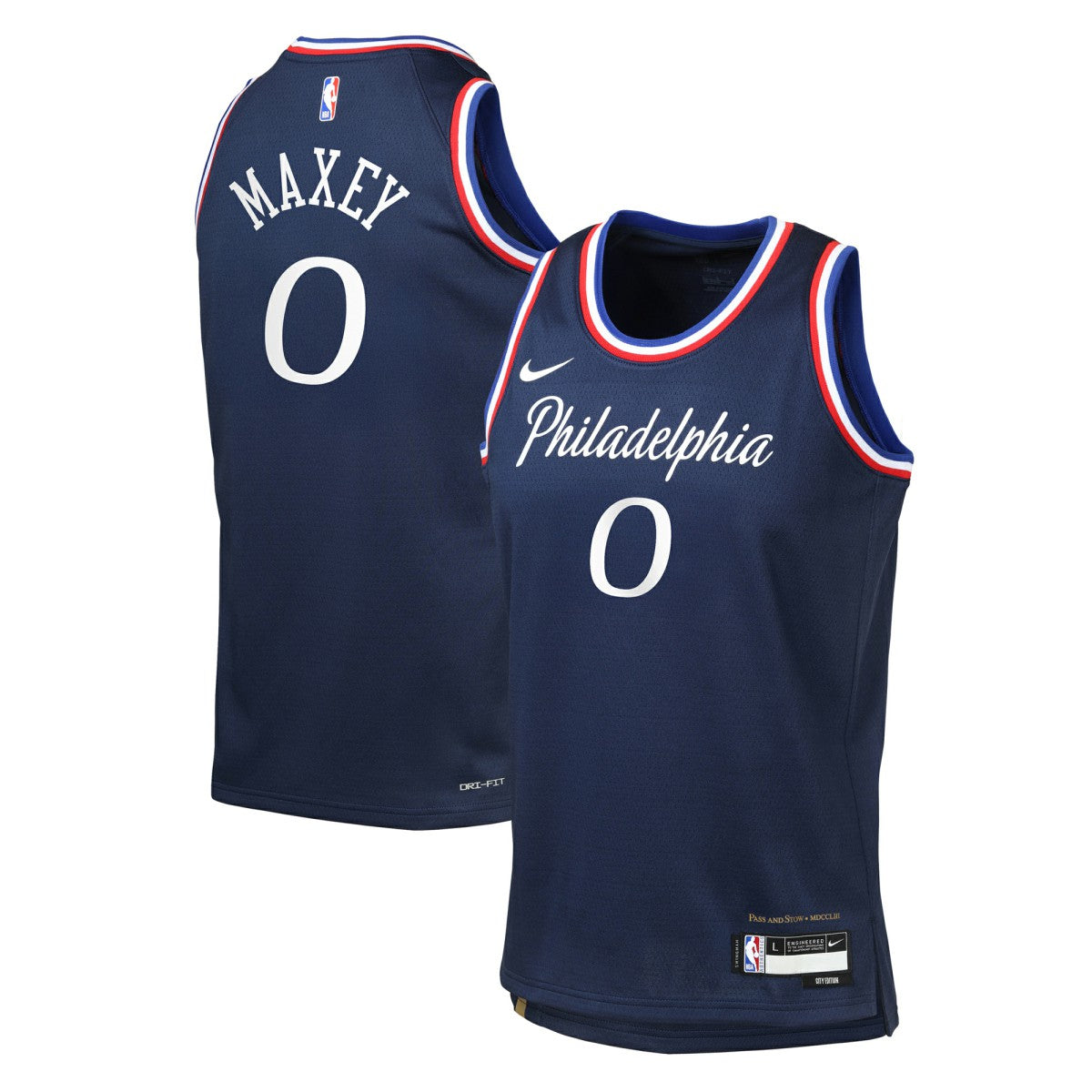 Tyrese Maxey Philadelphia 76ers Youth 2025/26 City Edition Swingman Jersey Outlet