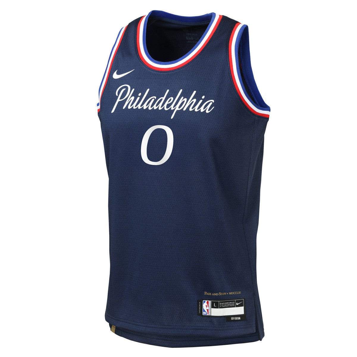 Tyrese Maxey Philadelphia 76ers Youth 2025/26 City Edition Swingman Jersey Outlet