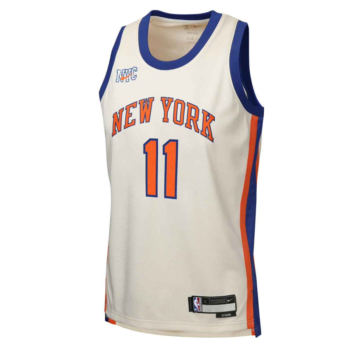 Jalen Brunson New York Knicks Youth 2025/26 City Edition Swingman Jersey New