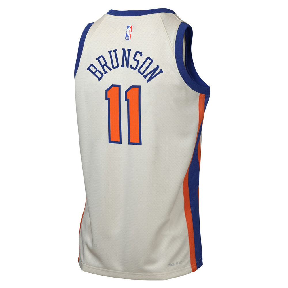 Jalen Brunson New York Knicks Youth 2025/26 City Edition Swingman Jersey New