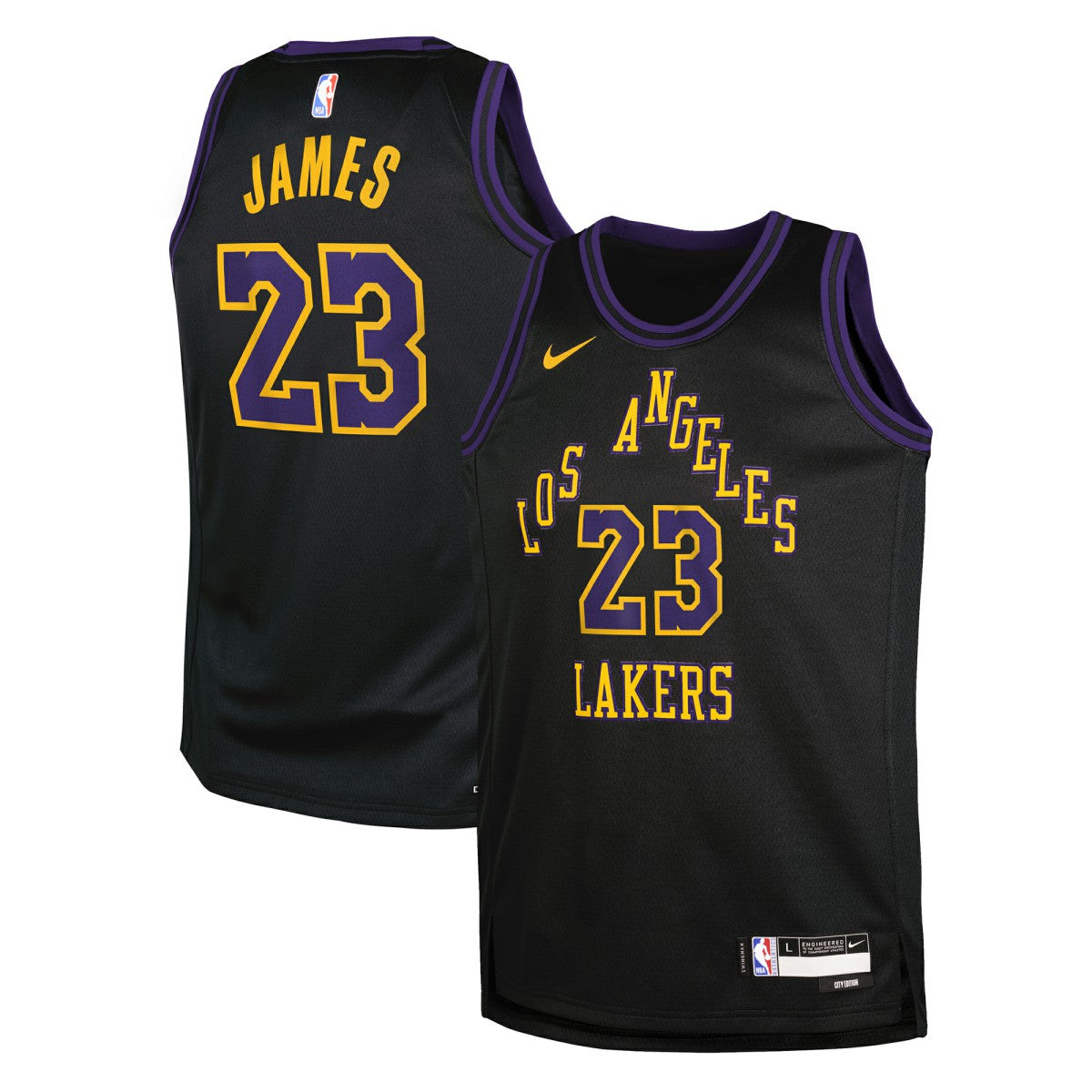 LeBron James Los Angeles Lakers Youth 2025/26 City Edition Swingman Jersey Outlet