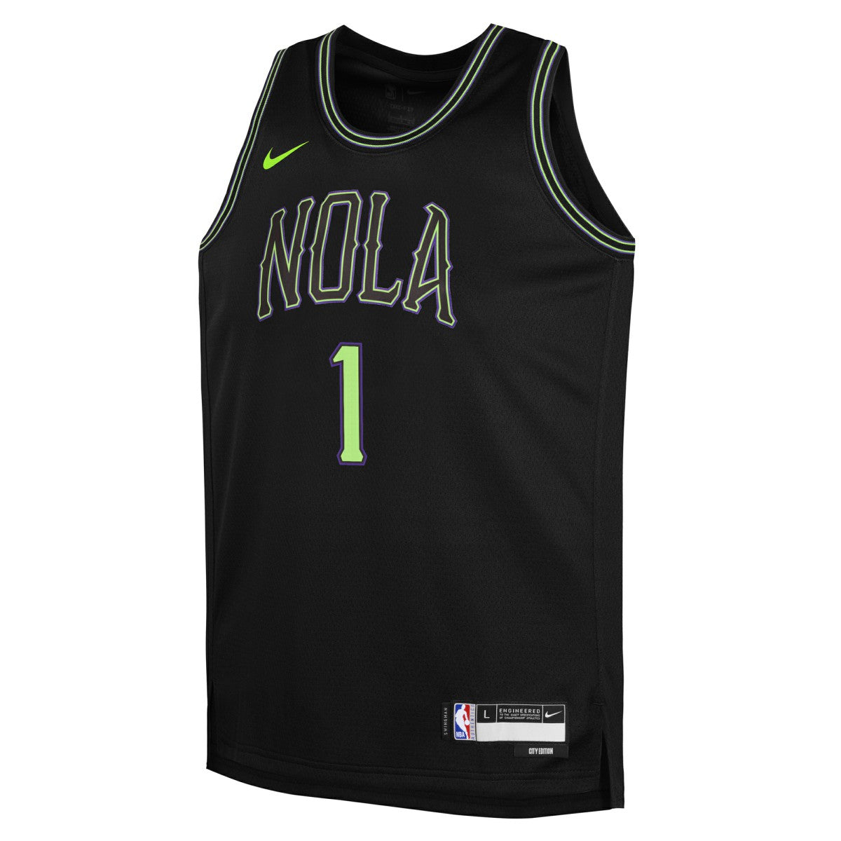 Zion Williamson New Orleans Pelicans Youth 2025/26 City Edition Swingman Jersey Discount