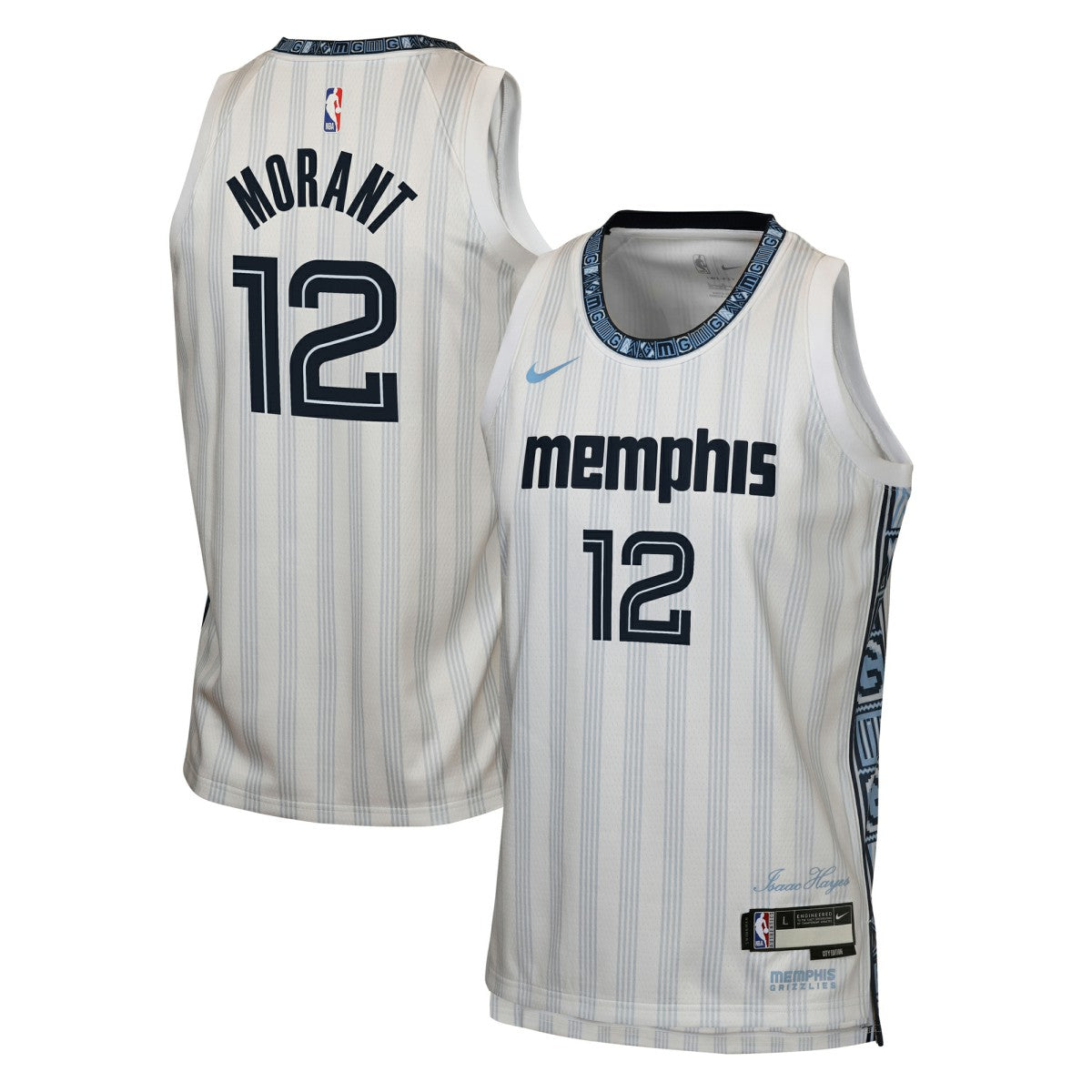 Ja Morant Memphis Grizzlies Youth 2025/26 City Edition Swingman Jersey On Sale