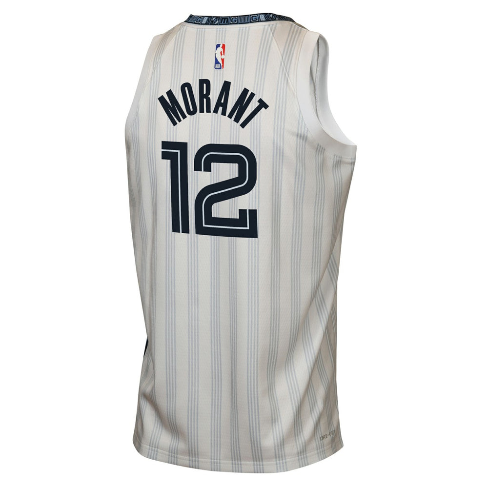 Ja Morant Memphis Grizzlies Youth 2025/26 City Edition Swingman Jersey On Sale