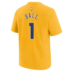 LaMelo Ball Charlotte Hornets Youth 2025/26 City Edition Name & Number T-Shirt On Sale