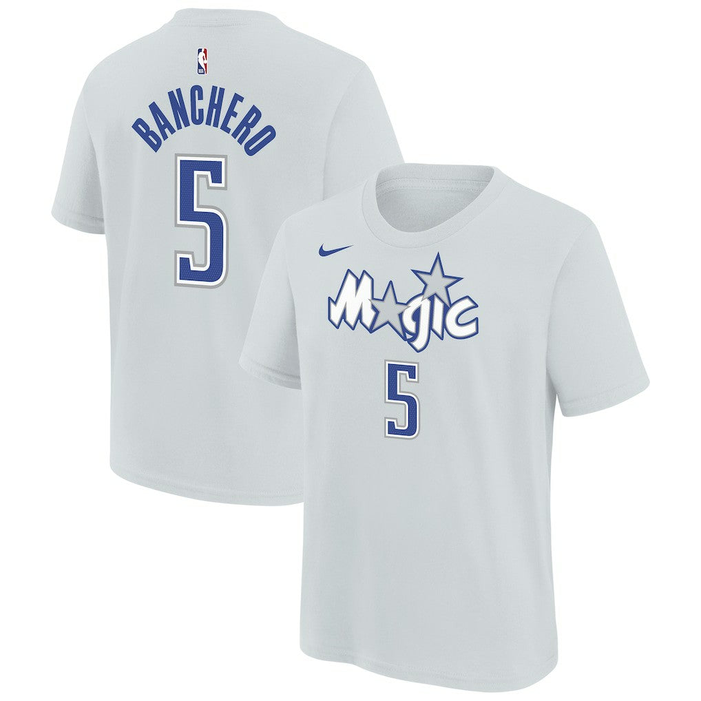 Paolo Banchero Orlando Magic Youth 2025/26 City Edition Name & Number T-Shirt On Sale