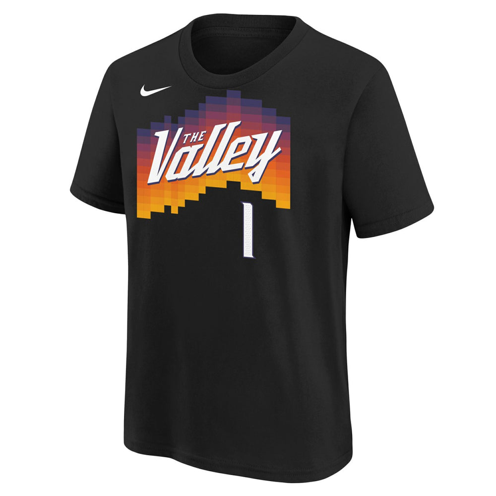 Devin Booker Phoenix Suns Youth 2025/26 City Edition Name & Number T-Shirt For Sale