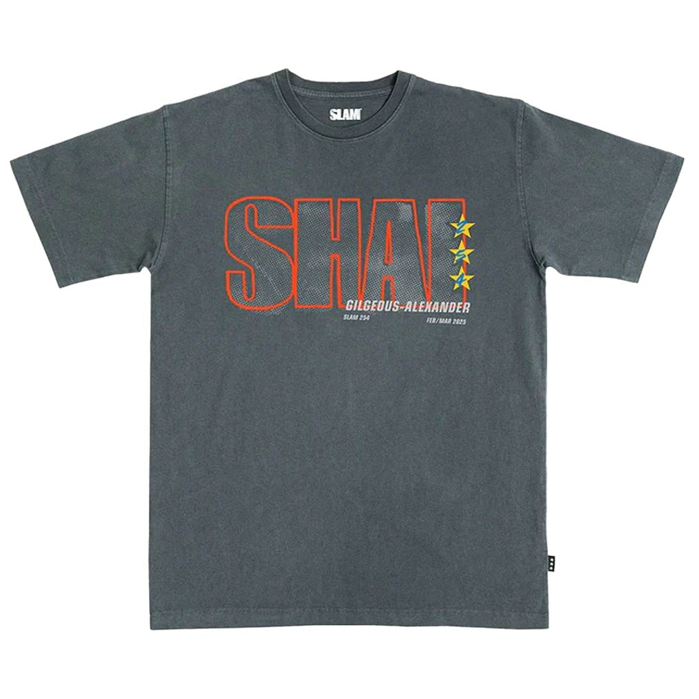 Shai Gilgeous-Alexander Oklahoma City Thunder SLAM Unisex February/March 2025 Cover Graphic Remix T-Shirt Discount