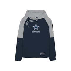Dallas Cowboys New Era Combine Authentic Color Block Raglan Pullover Hoodie